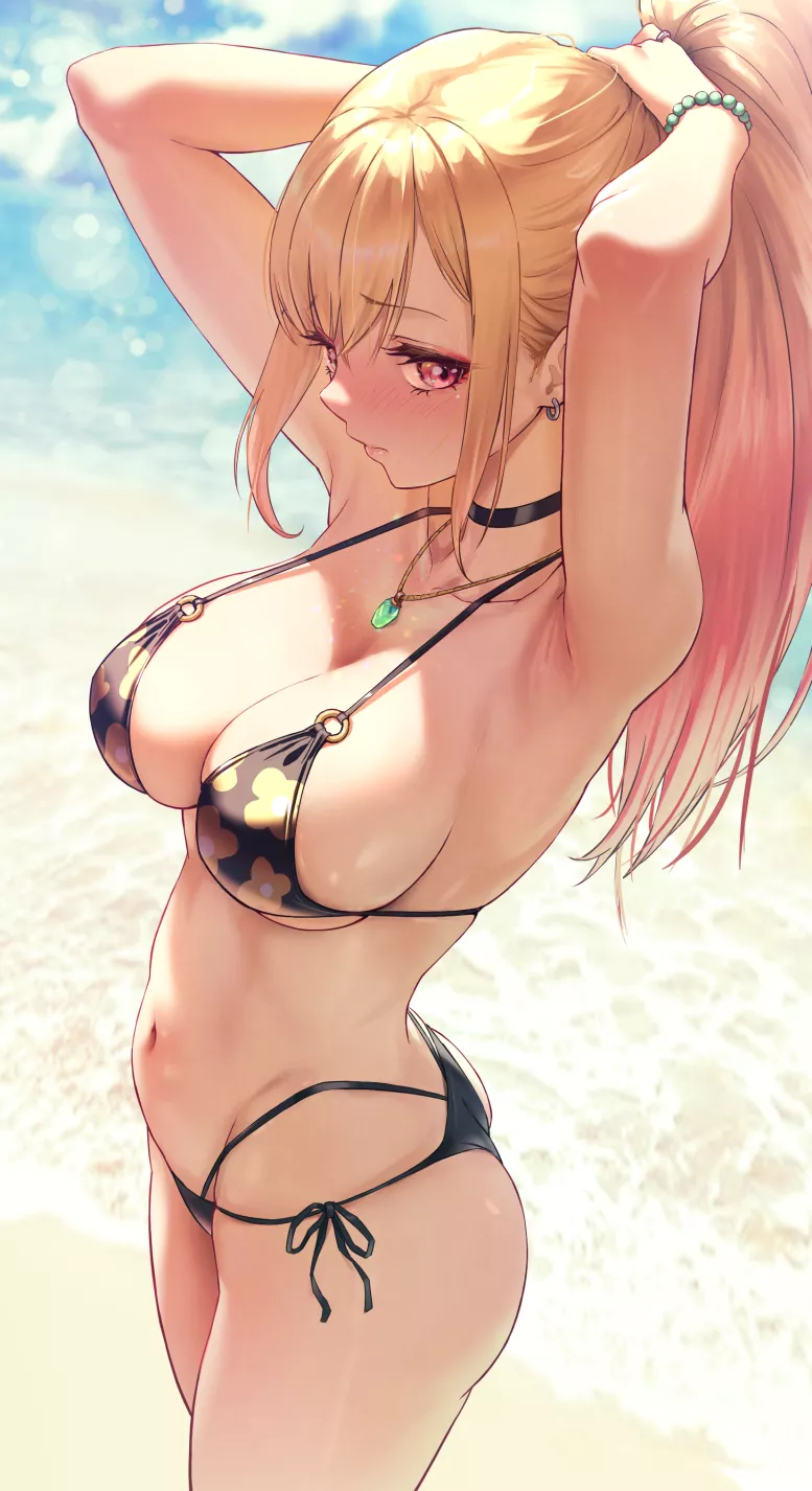 At the beach with Marin [My dress Up Darling]