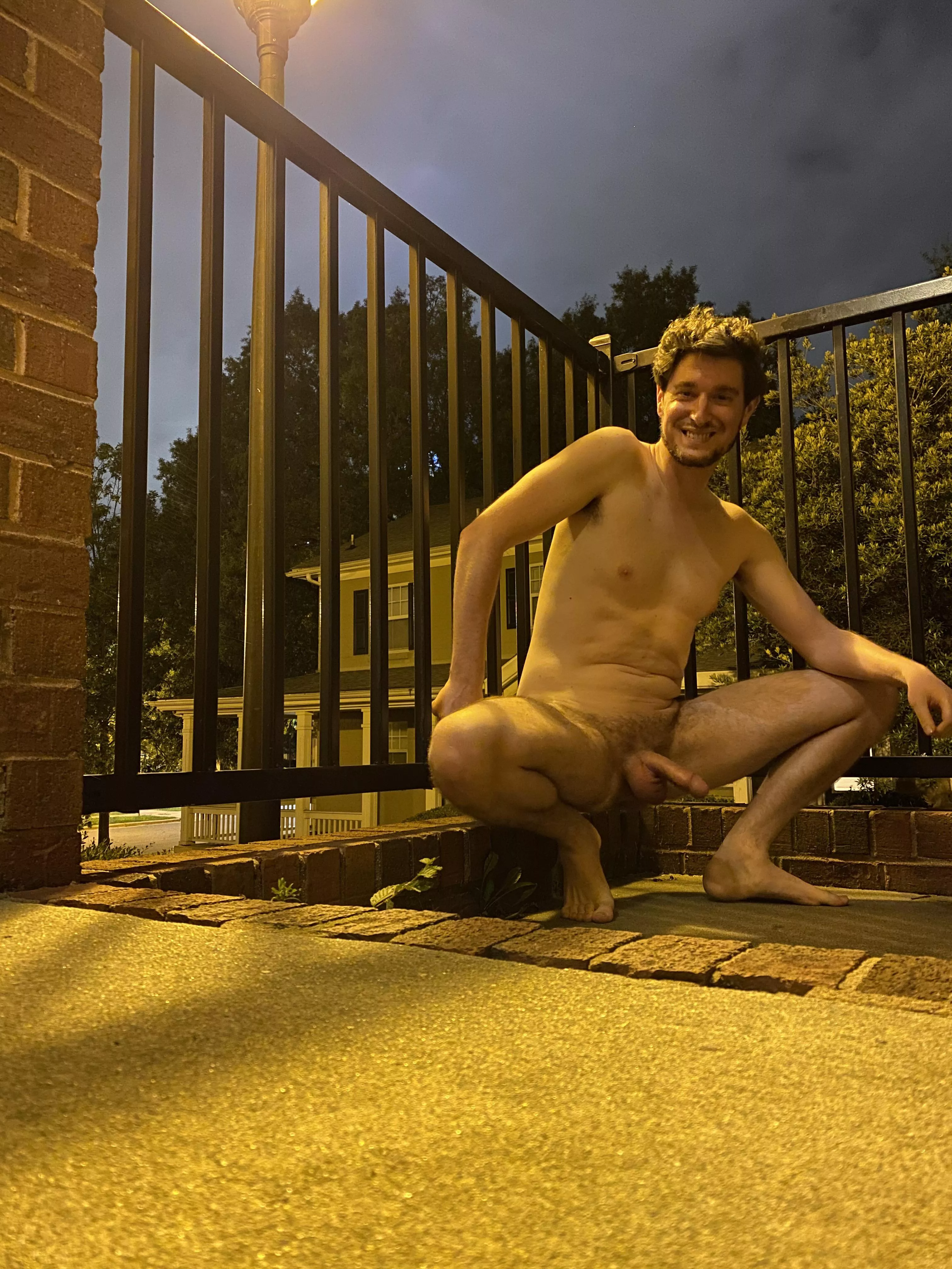 At the entrance to my apt complex…wonder if anyone saw 😅 At the entrance to my apt complex…wonder if anyone saw 😅