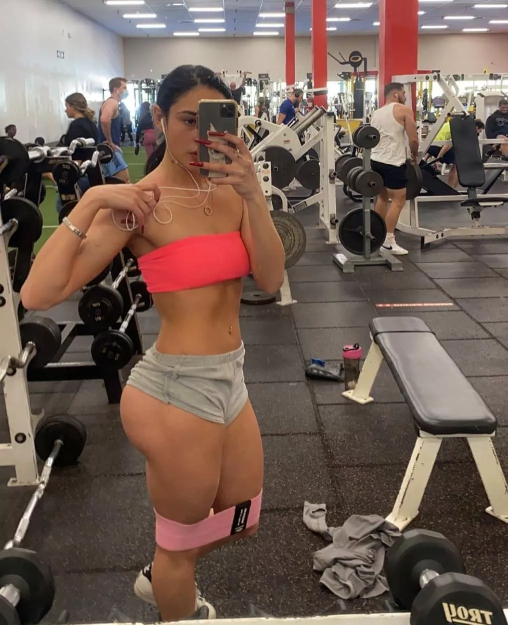 At the gym