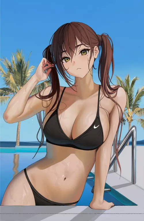 At the Pool [Original]
