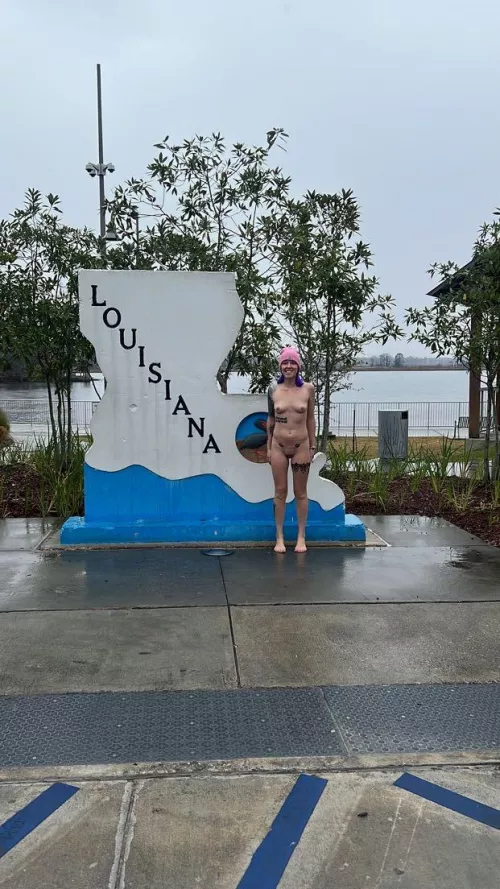 At the rest stop π