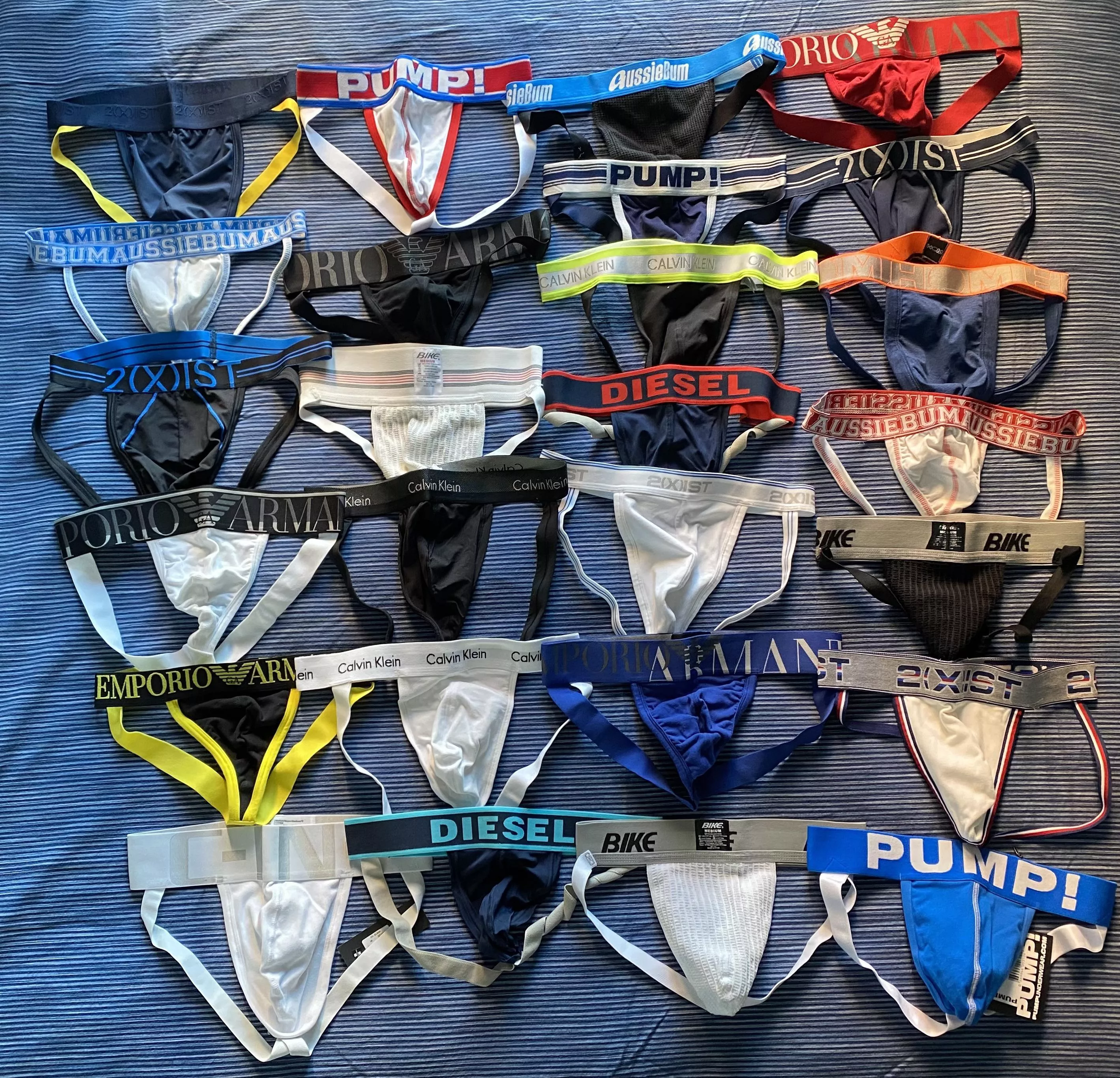 At what point do you say “I have enough jockstraps?”