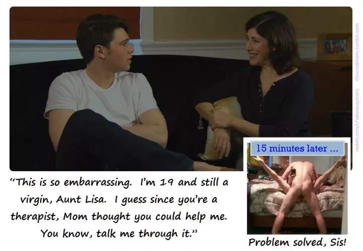 [aunt] It's good to have family