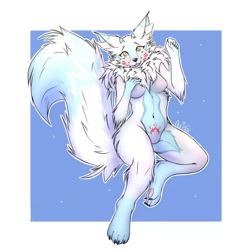 Aurora the arctic fox (Made by me)