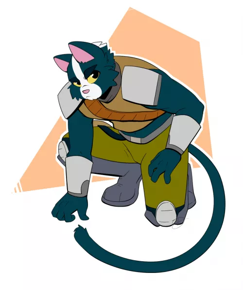 Avocato from Final Space (art by me @Dio_Gatodae)