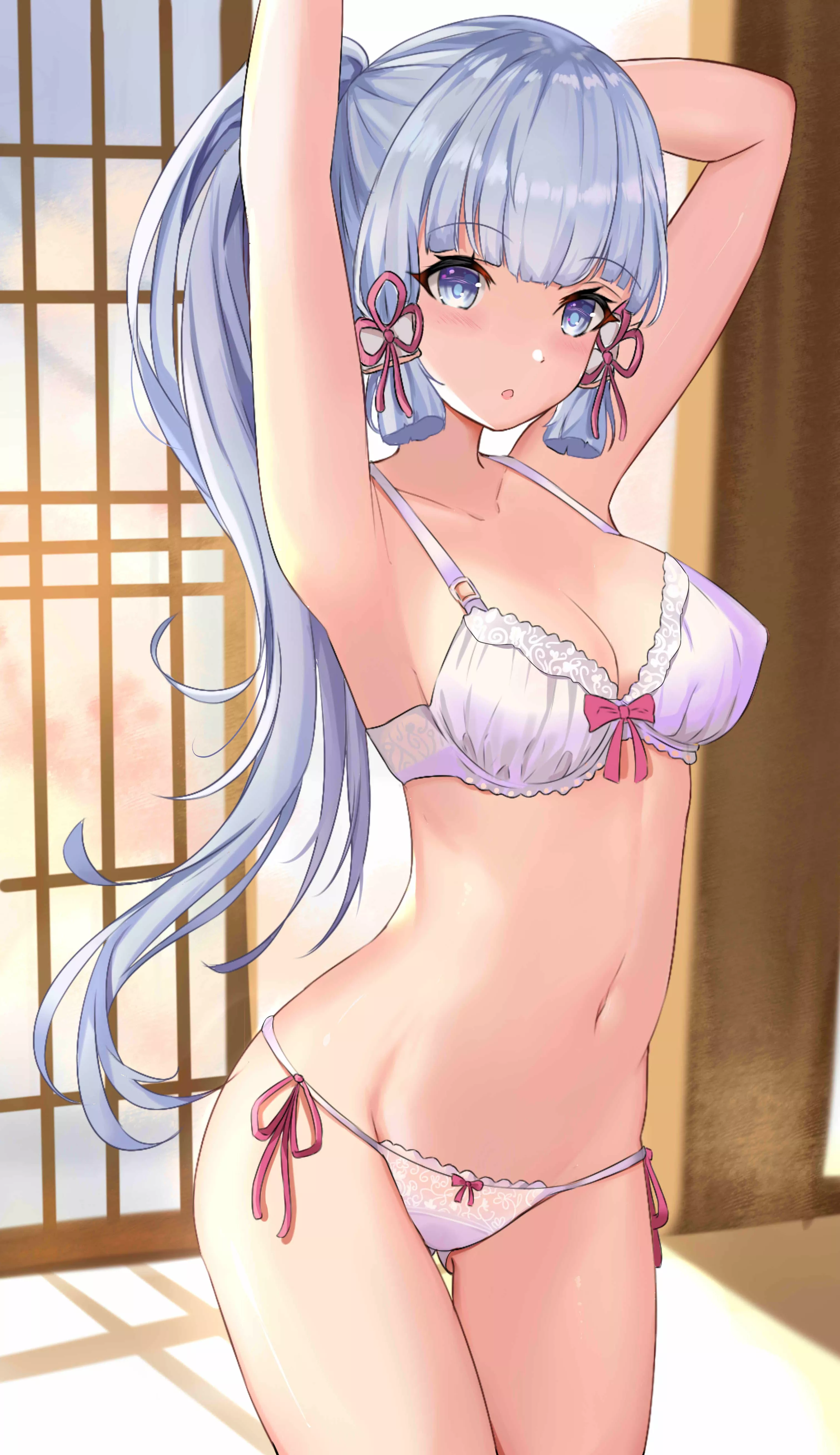 Ayaka in her underwear