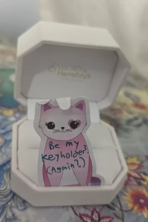 Ayyy she said yes! Merry Christmas to both of us!