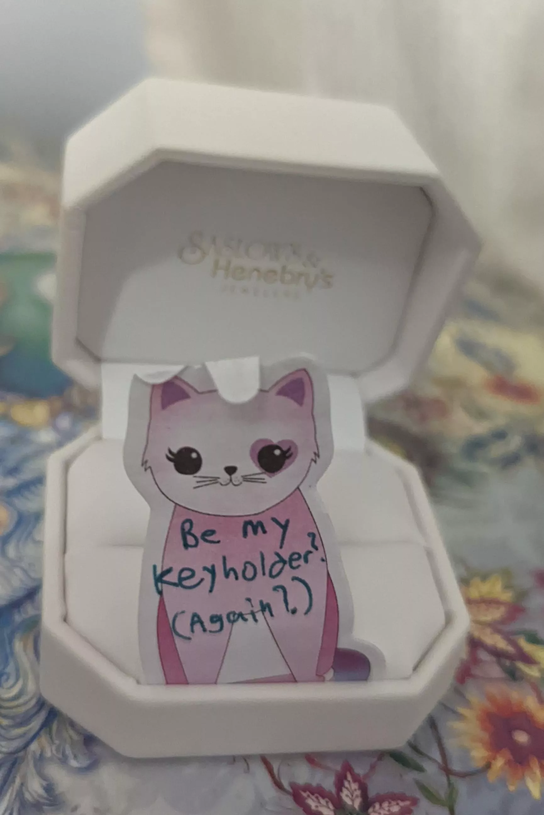 Ayyy she said yes! Merry Christmas to both of us!