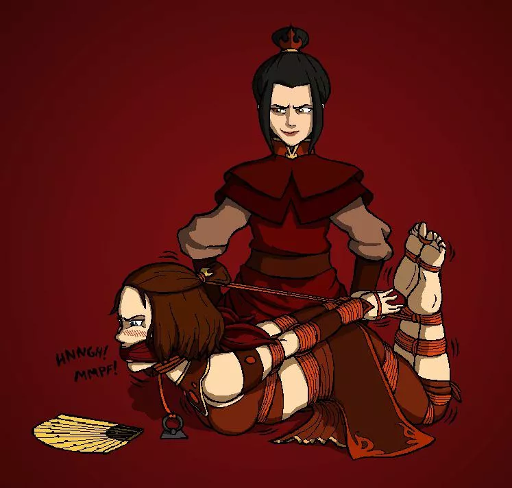 Azula showing off her talent for bondage (Peytell)