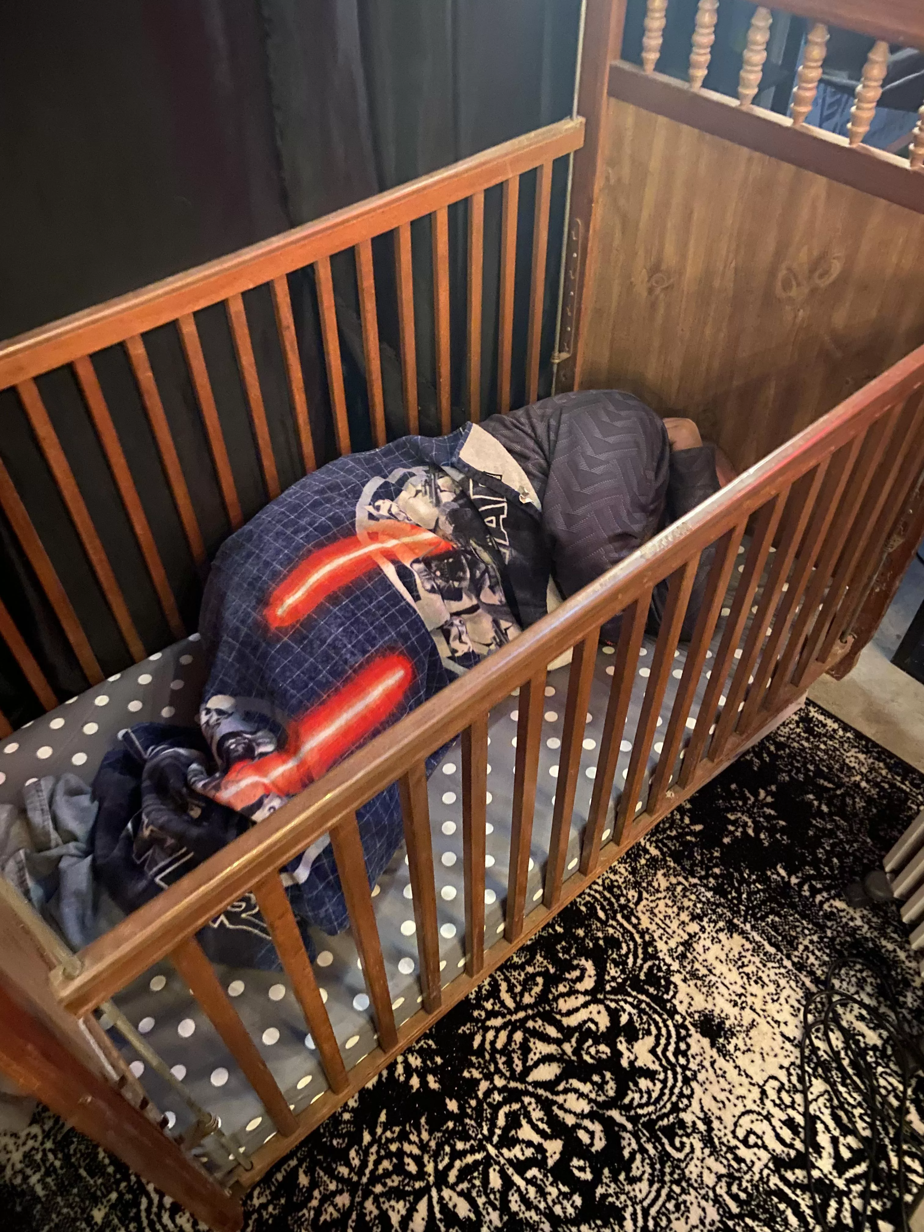 Baby boy taking a nap in the new crib. nudes by YesMissJay-YMJ