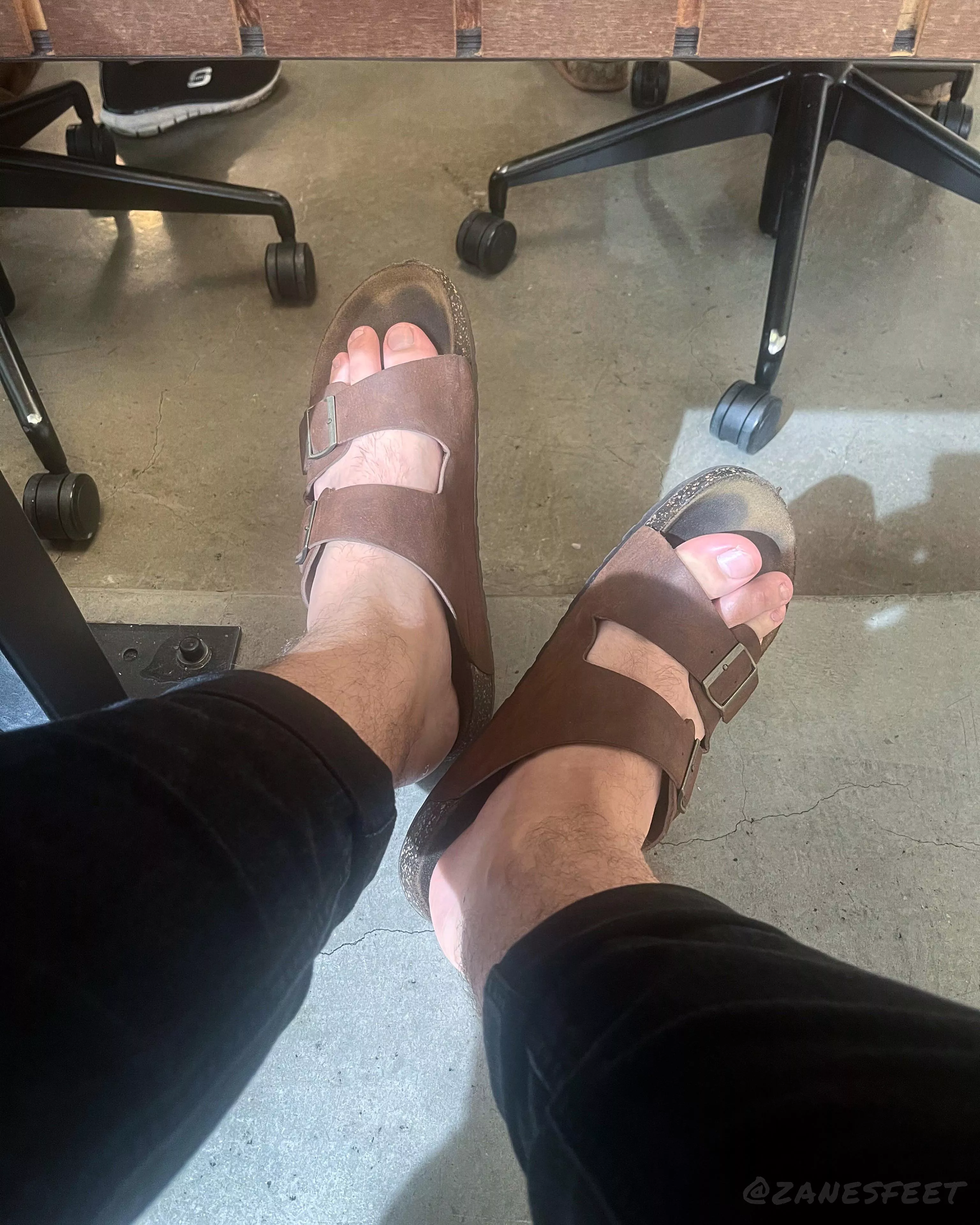 Back at school and I already caught someone looking at my feet 🙄