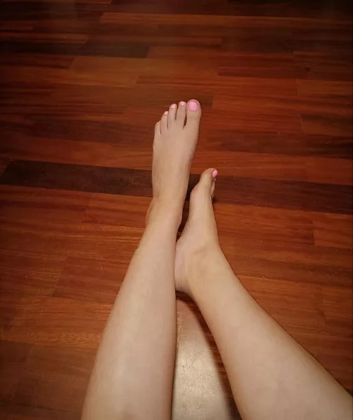 Back home from work, be my foot rest