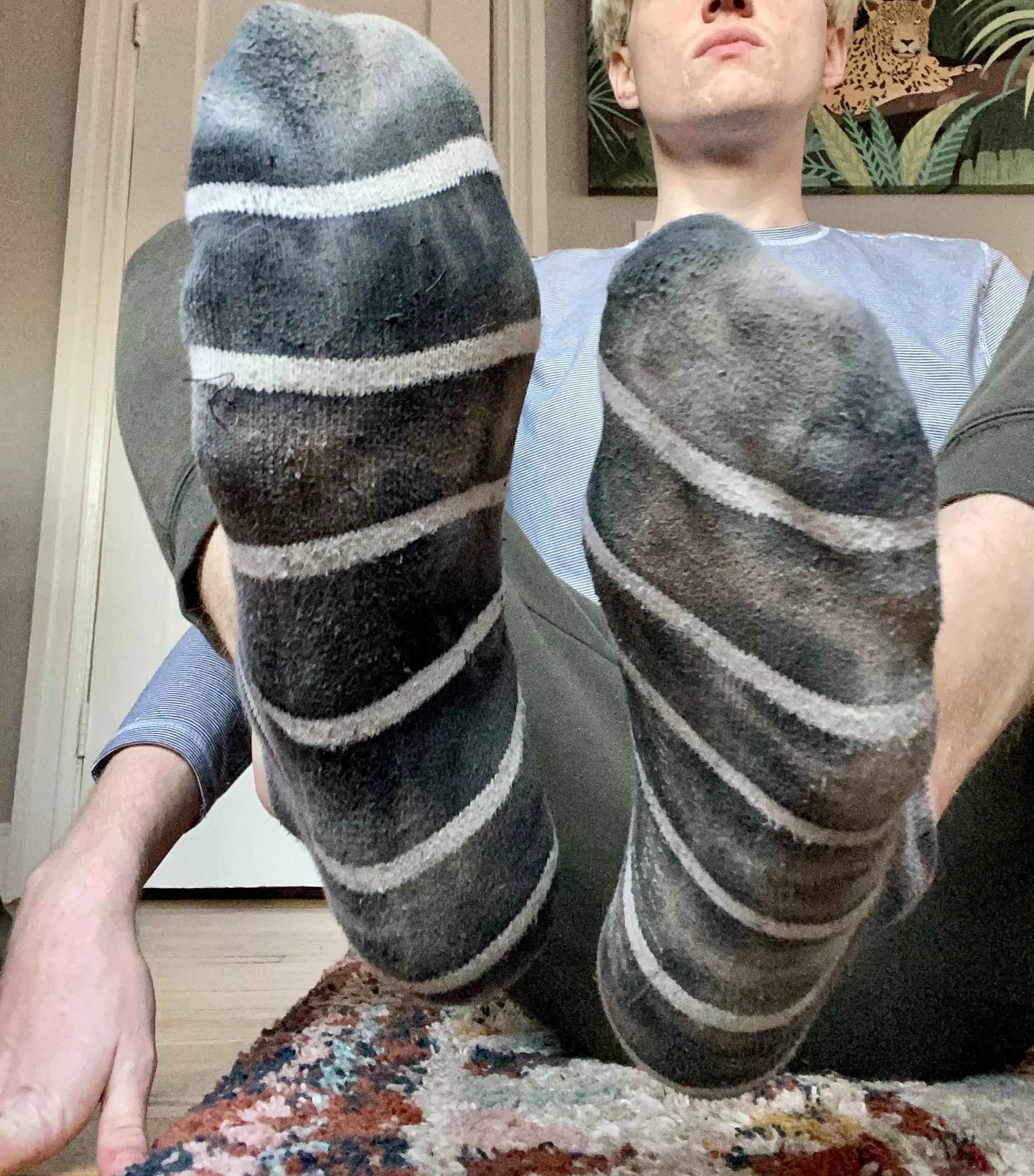 Back in these dirty socks for another week. Who’s next??