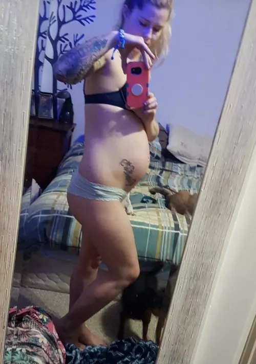 Back when I was at 7 months