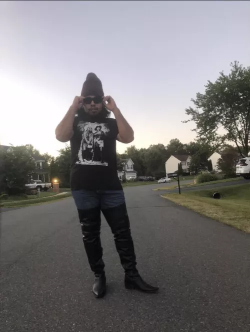 Back when men could wear thigh high boots and not be seen as strange or become overly sexualized by the modern society