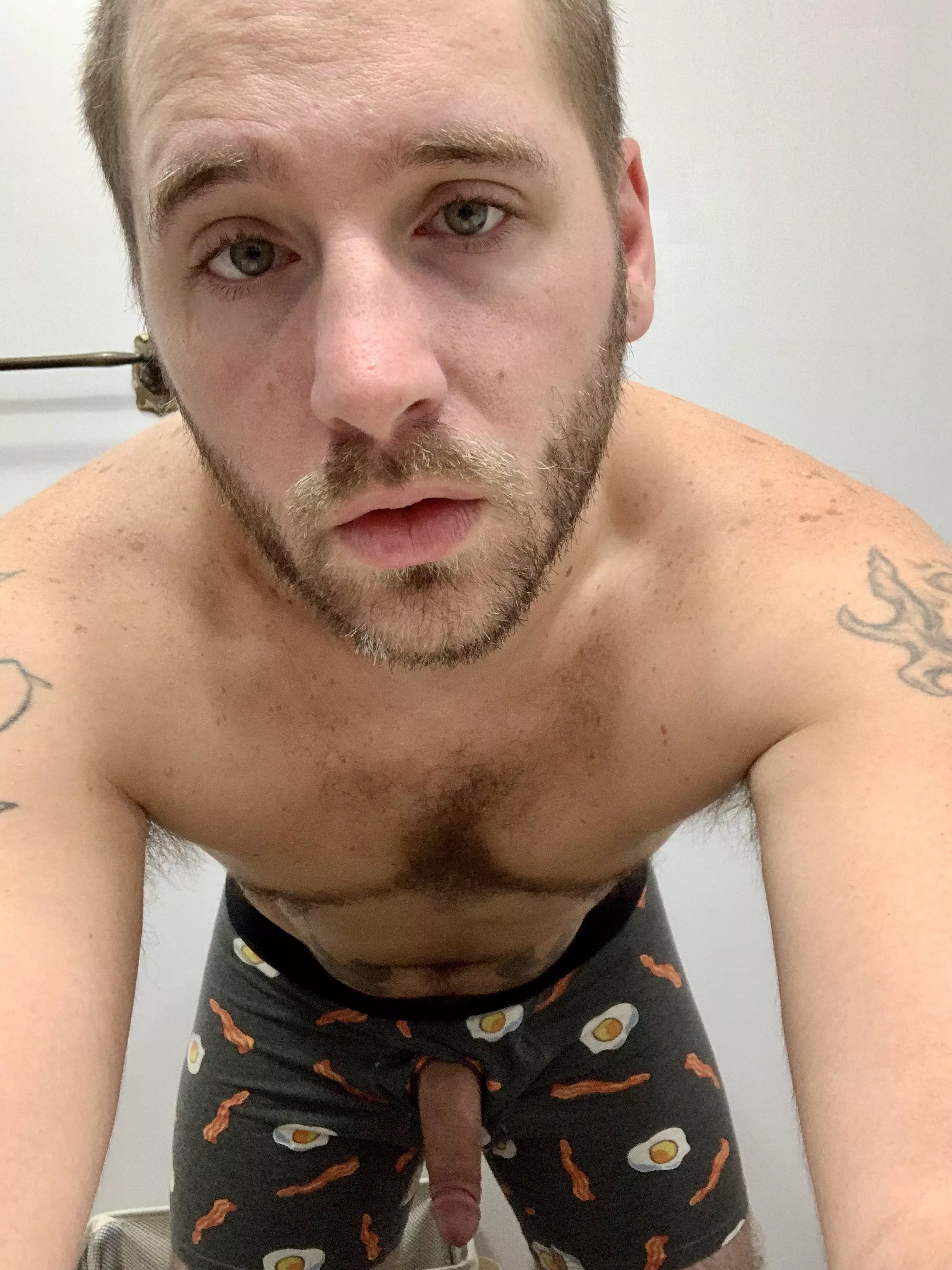 Bacon, eggs, and a sausage. PM’s welcome Bacon, eggs, and a sausage. PM’s welcome