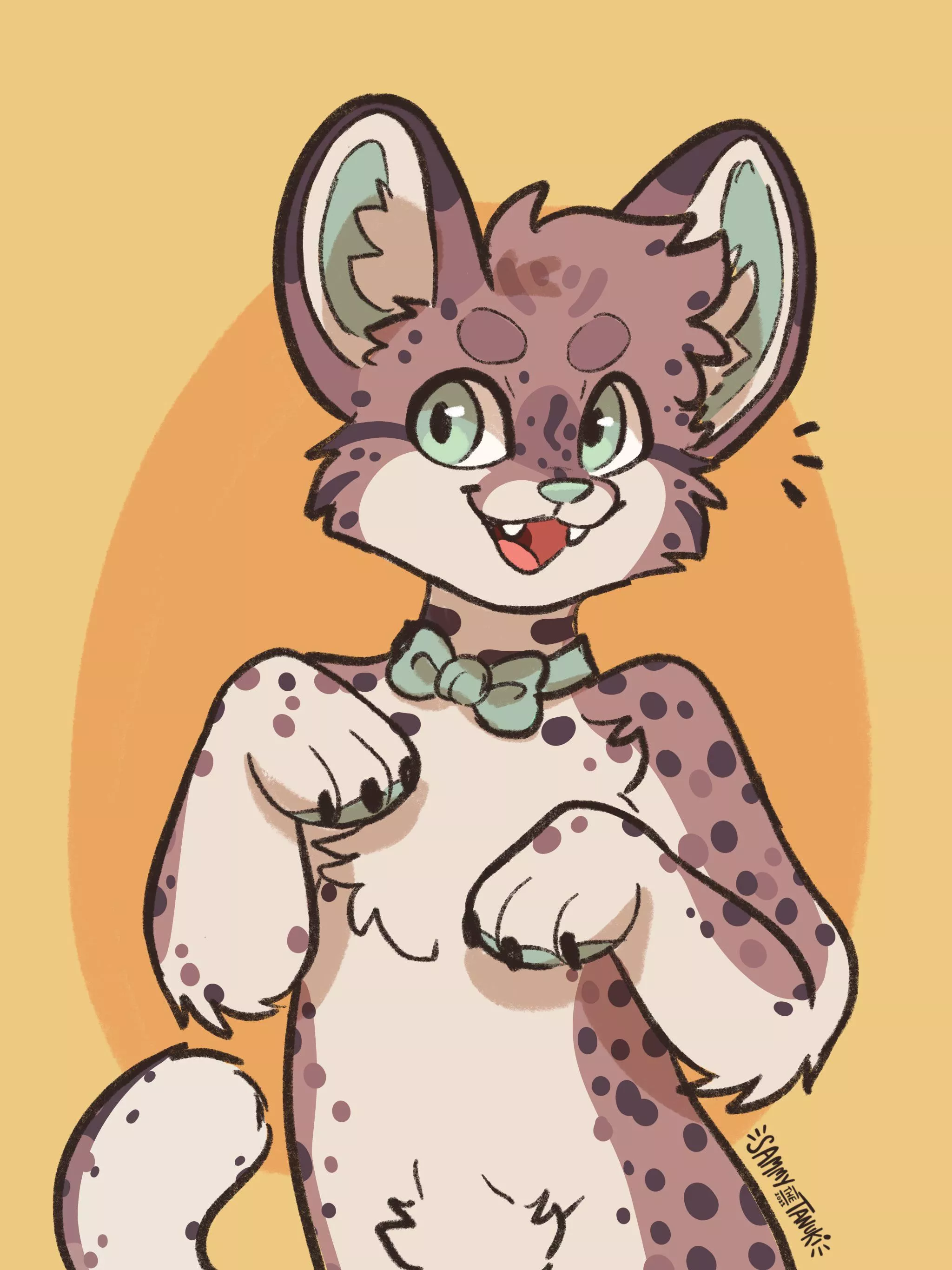 Bailey the Serval (SammyTheTanuki) (OC)