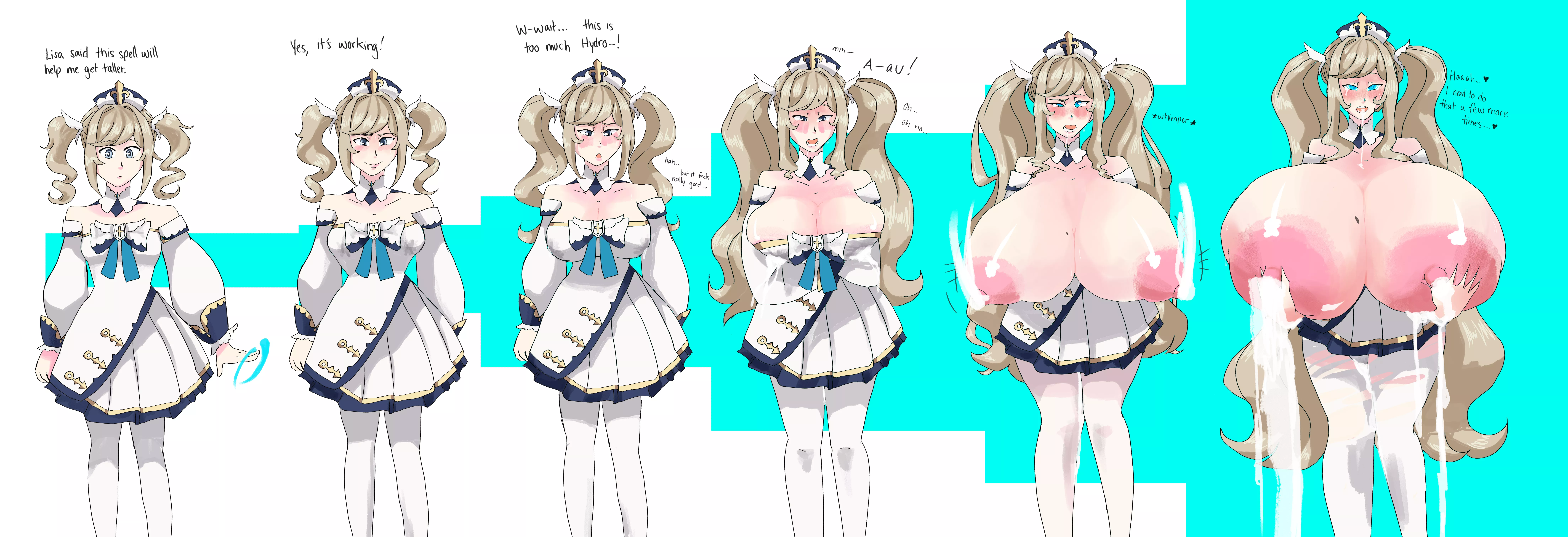 Barbara grows up [Genshin Impact] [Age Progression]