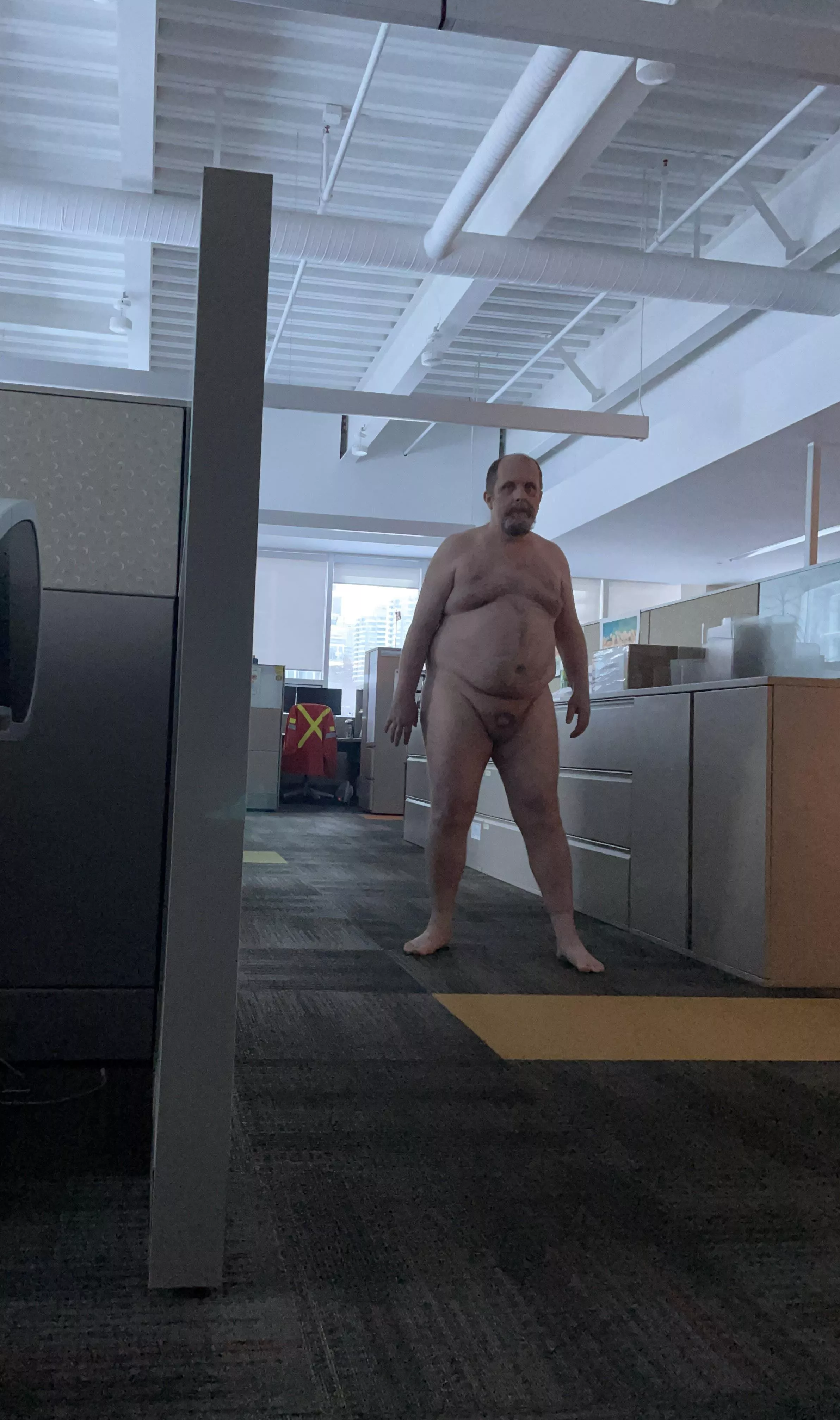 Bare at the office! I love holiday weekends