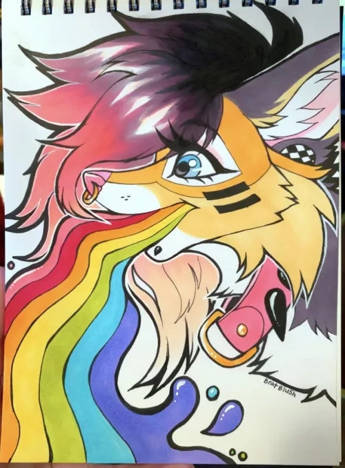 barfing teh rainbowz XD