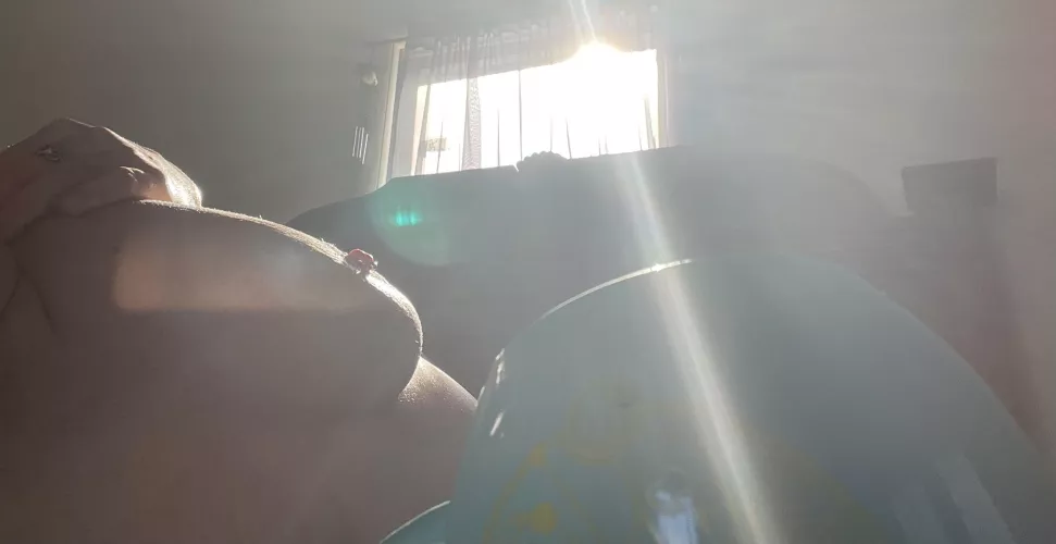 Basking in sunshine 🥰☕️😘