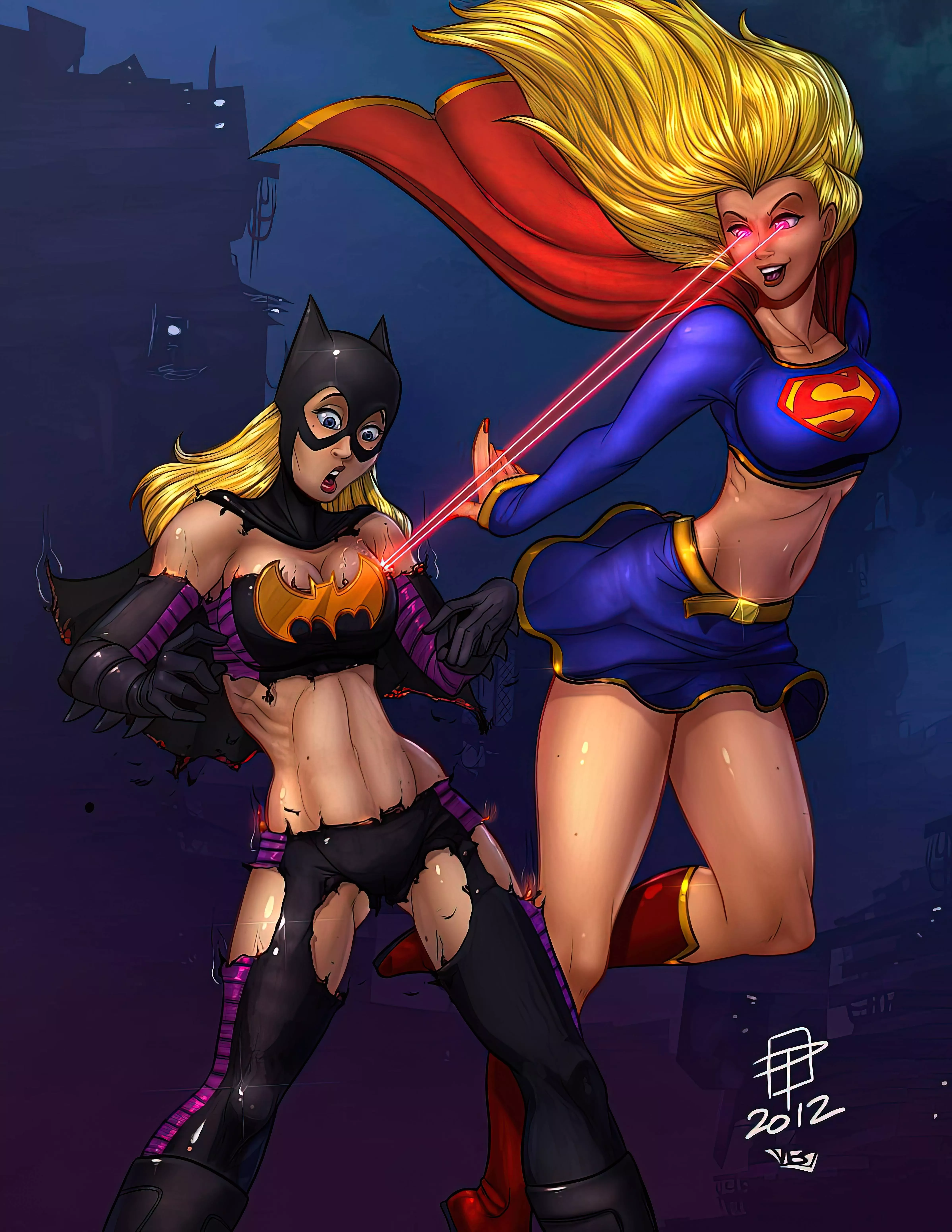 Batgirl and Supergirl - (DC Comics) - [Vest]