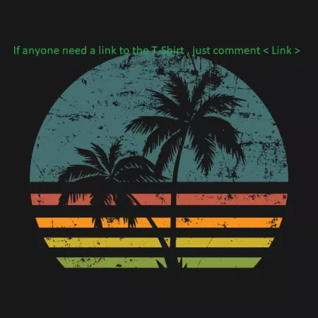 Beach Life Palm Tree Sunset