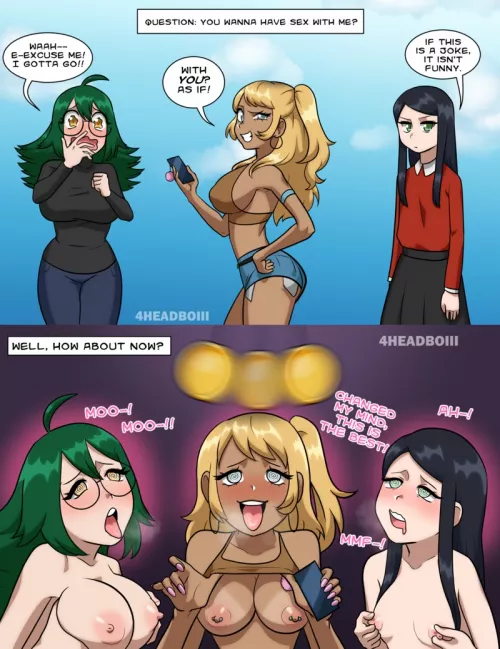 Beach Sluts part 2: Town Sluts (4headboiiii)