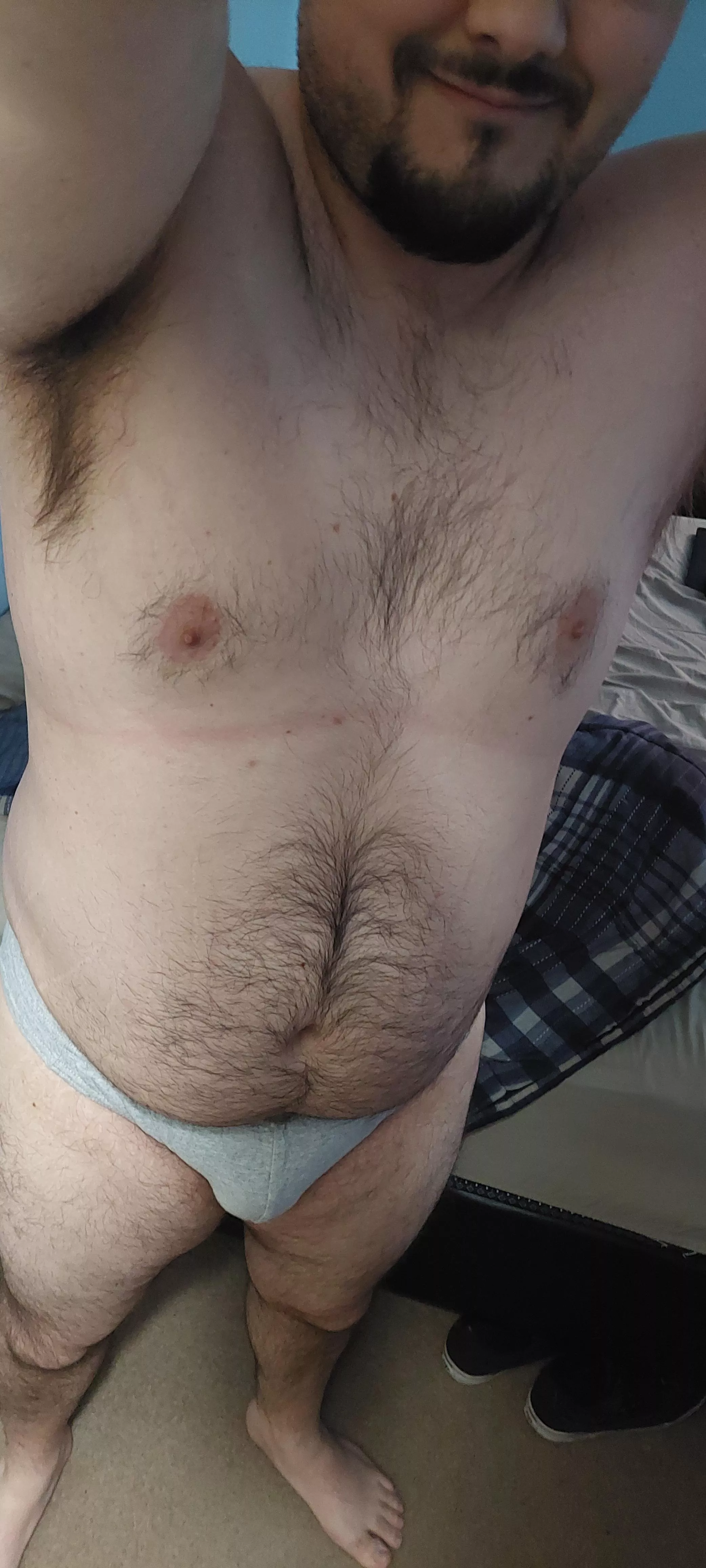 Bear or cub in briefs?