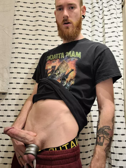 Beard, boner and ball stretcher