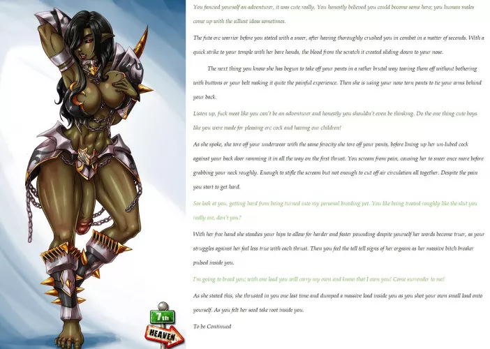 Beaten and Bred [FutaorcDom, Rough, mpreg] Art: 7th Heaven Caption: Lost Yuki