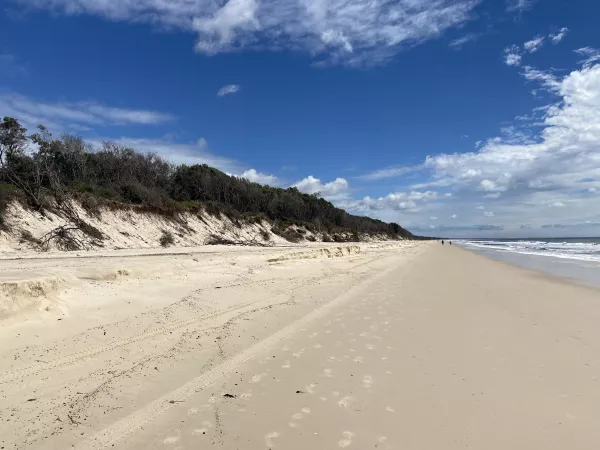 Beautiful Bribie has had two weeks of rain. Finally some blue skies to enjoy this setting.
