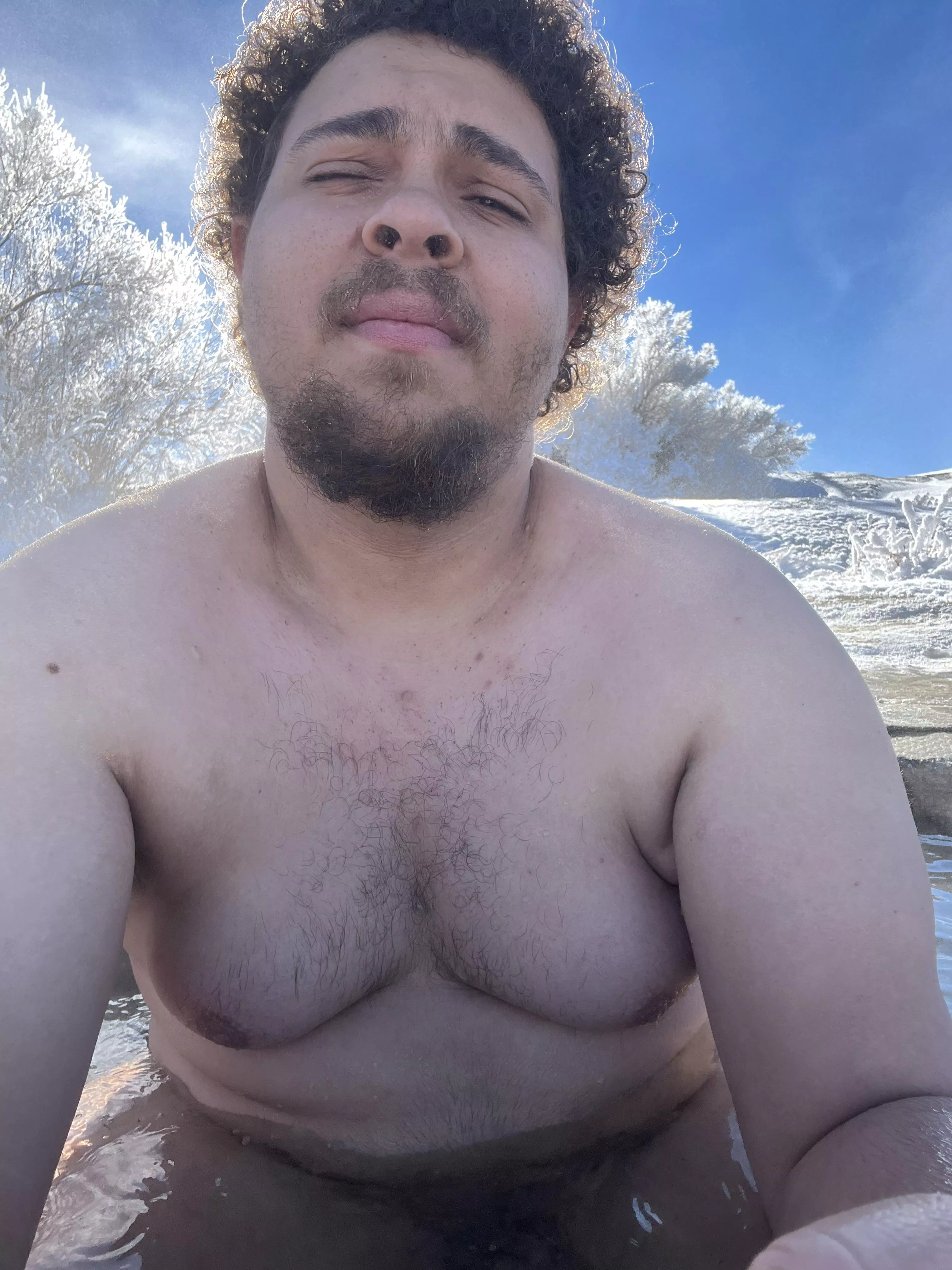 Beautiful morning for a Nevada Hot Springs