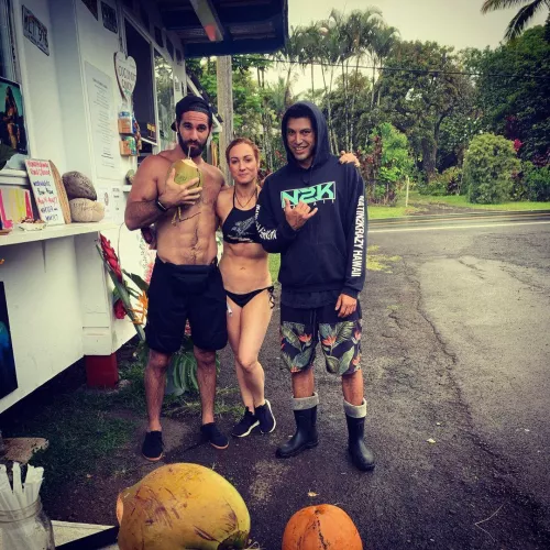 Becky in a skimpy bikini