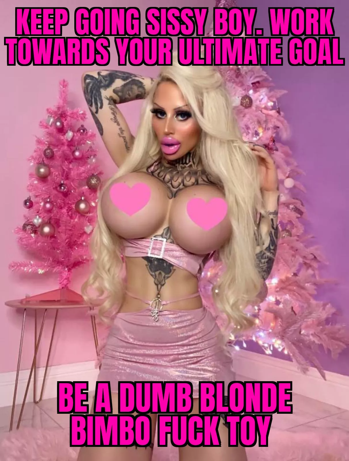 Become The Blonde Bimbo Slut You Always Wanted To Be