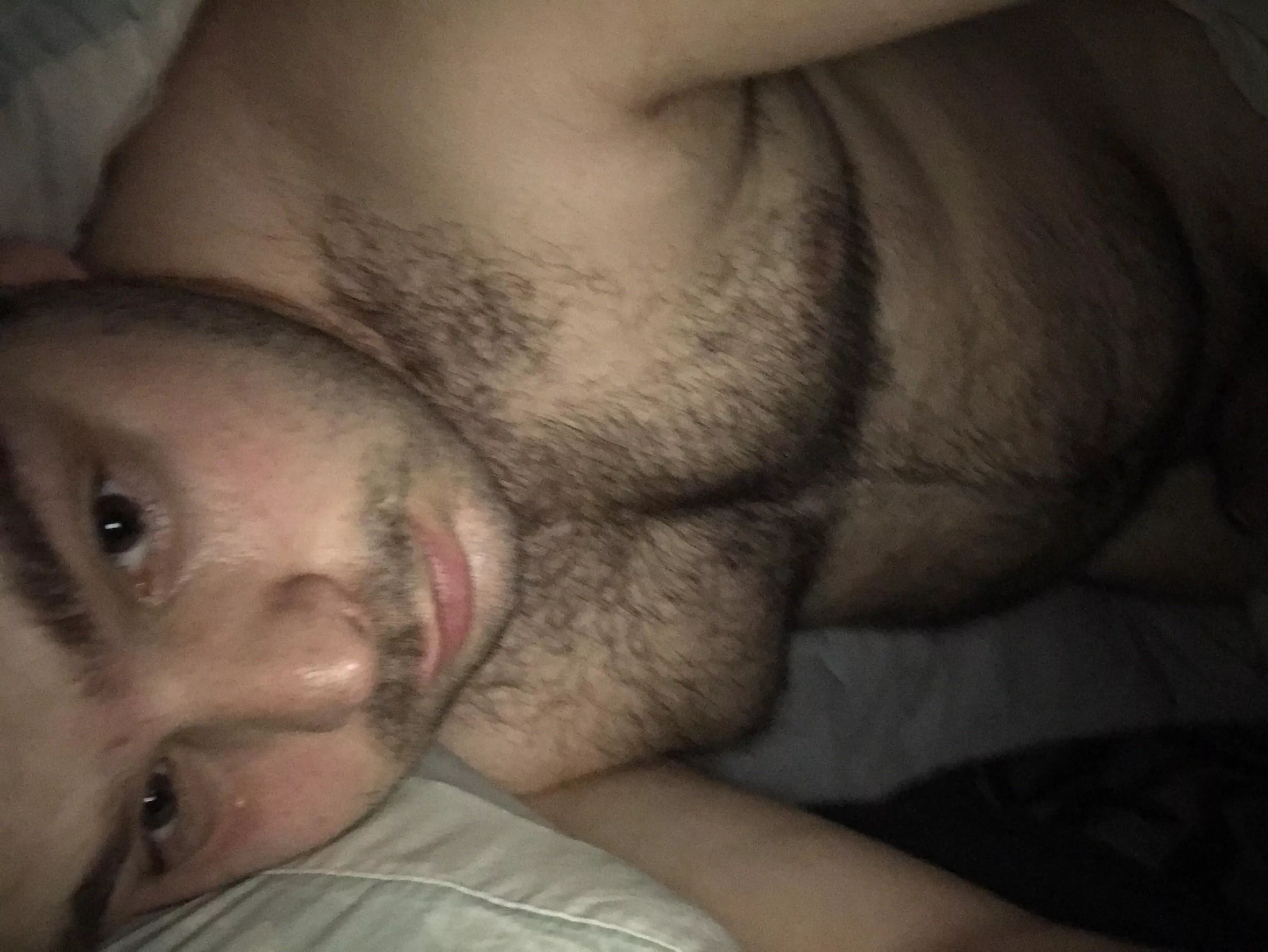 Bed time chest hair