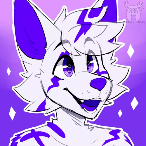 BEEEG smile~ (Art by me: @Fleurfurr on Twitter!!)