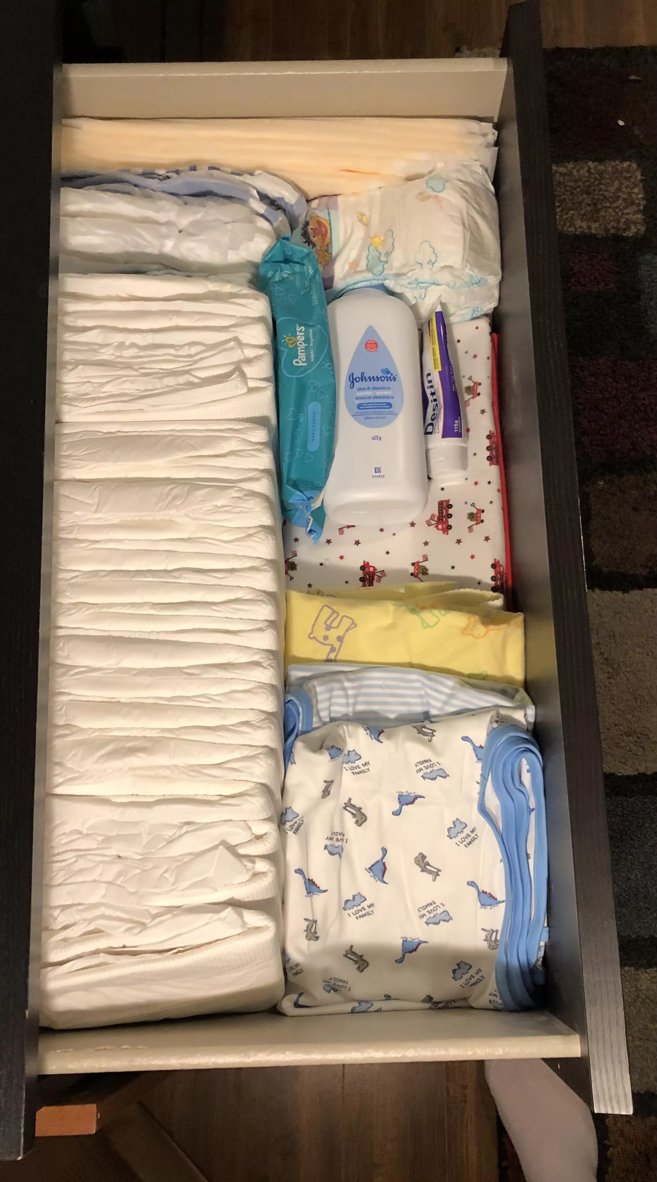 Been on a 24/7 journey of late, and this is what my top dresser drawer looks like now