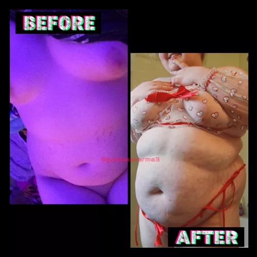 before & after 😈 what do you think?