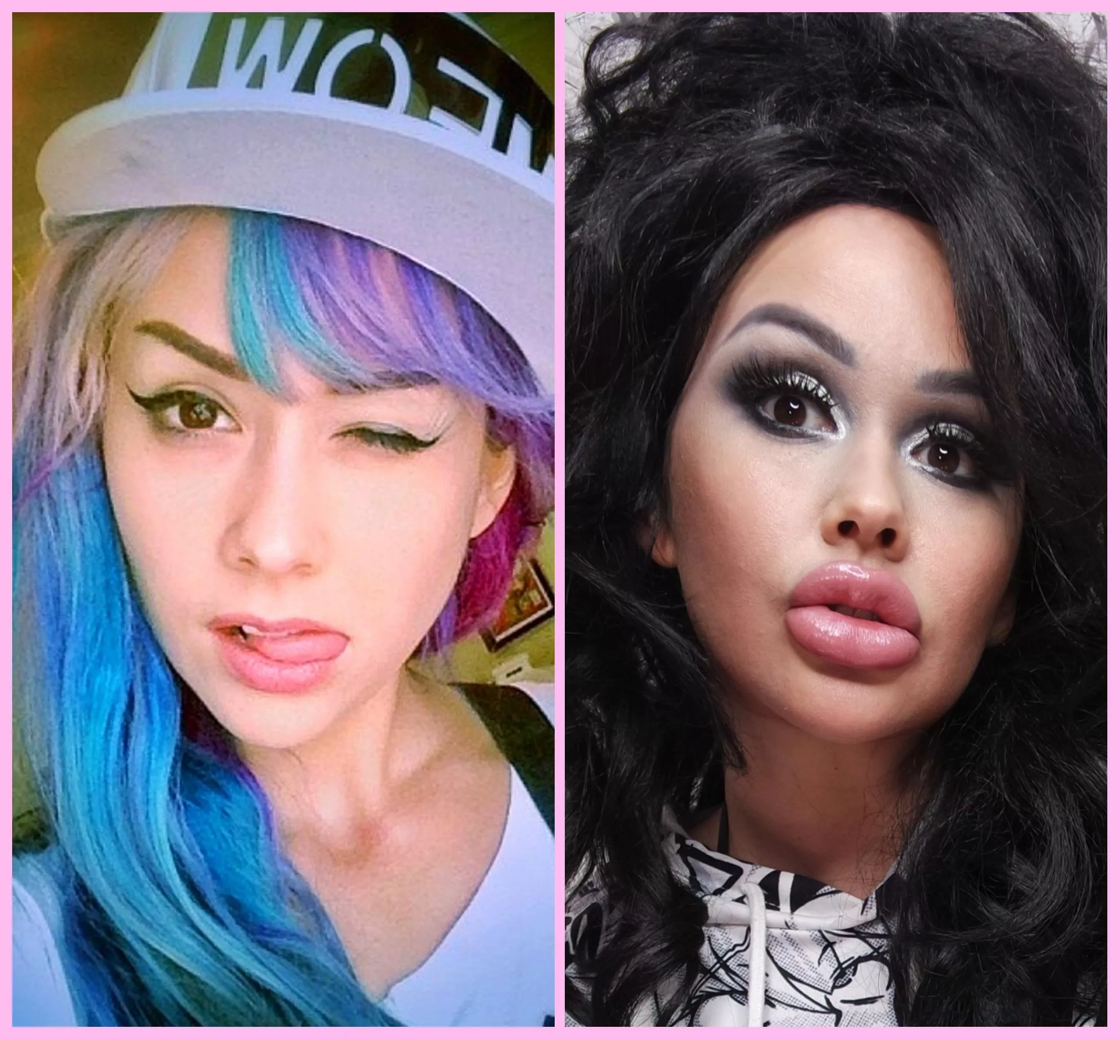 Before and after I realized what my mouth was for. Before and after I realized what my mouth was for.