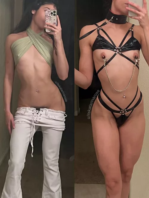 before vs after our first date 😈