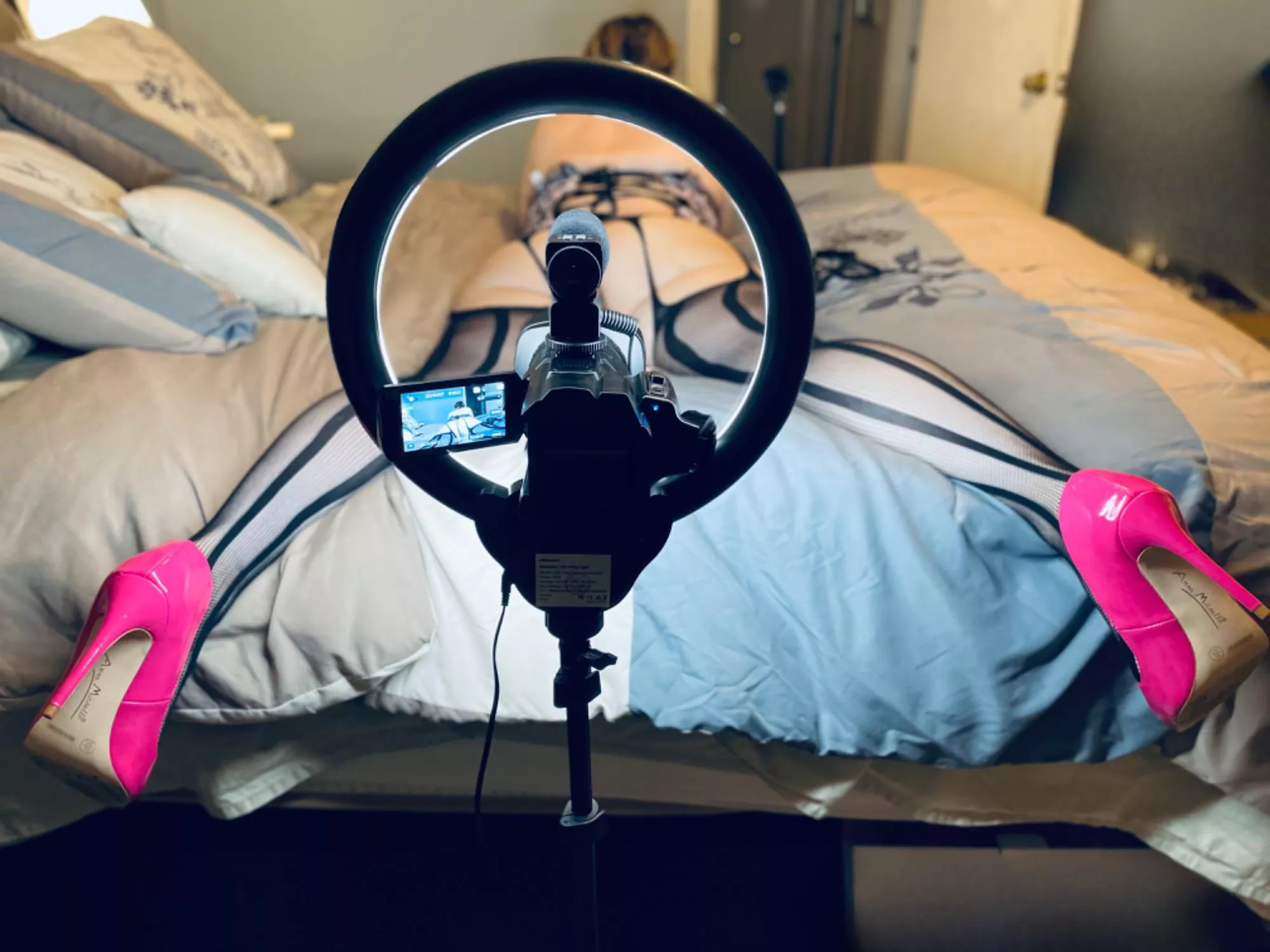 “Behind” the scenes of one of our videos.