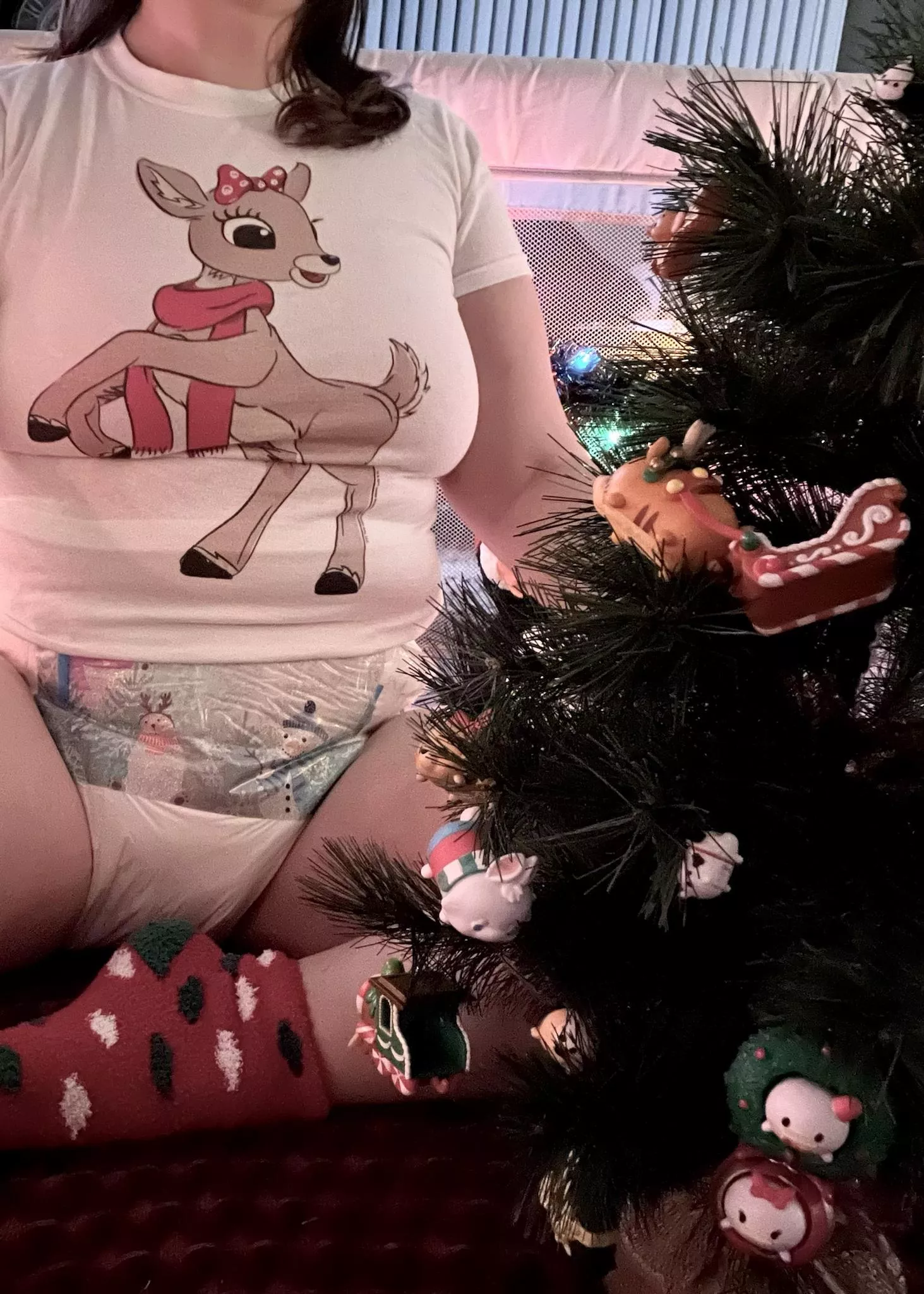 Being a good girl for Santa