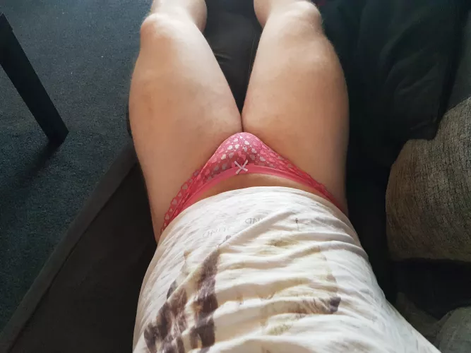 Being a grower has its advantages... Like being able to fit in underwear like this