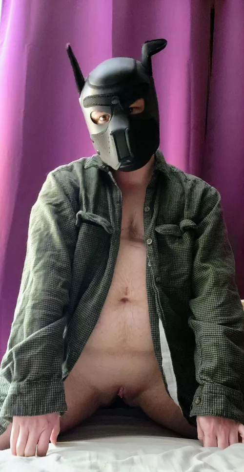 Being a very good boy for my Alpha 😊