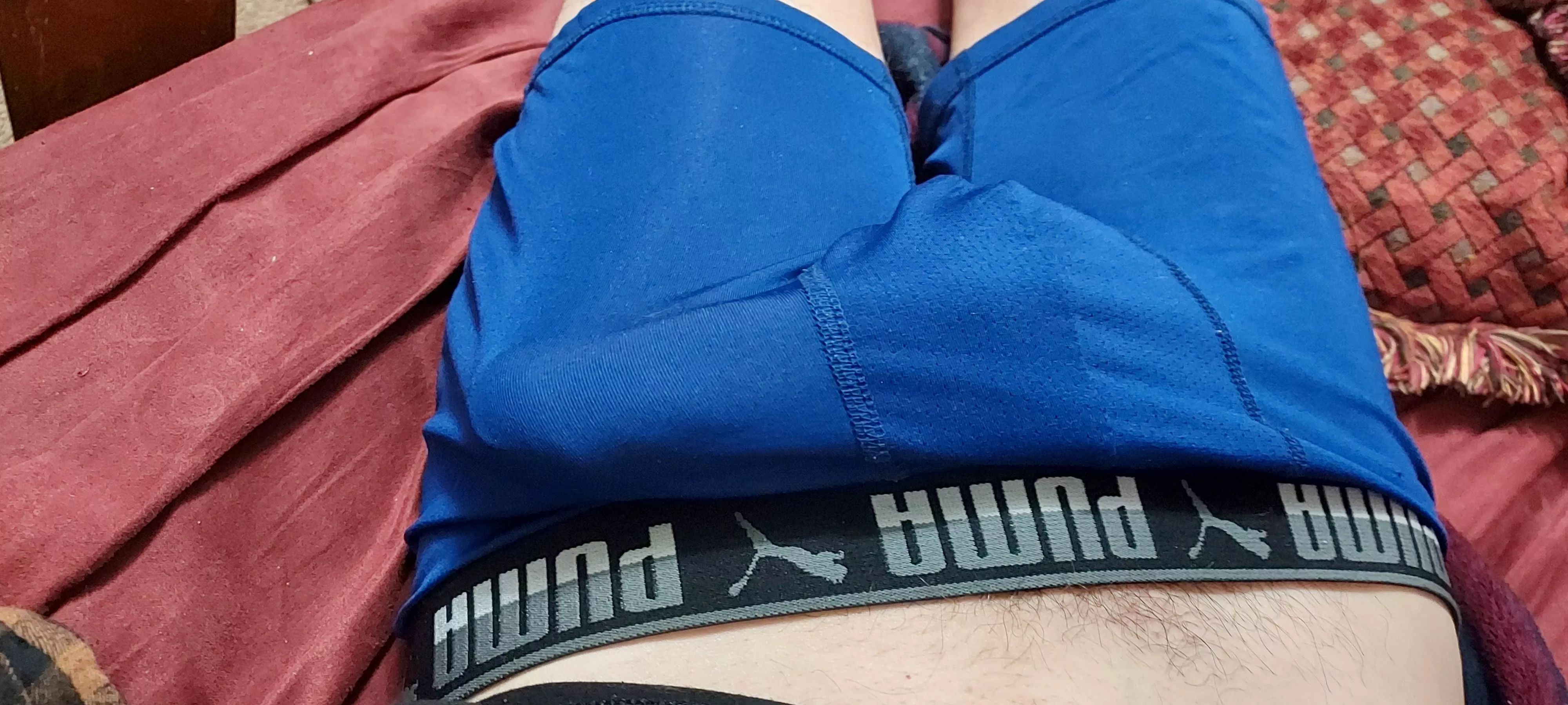 Being slim means my dick looks even bigger next to my tiny waist.