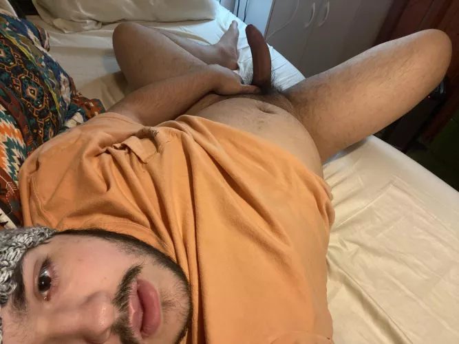 Belly and cock