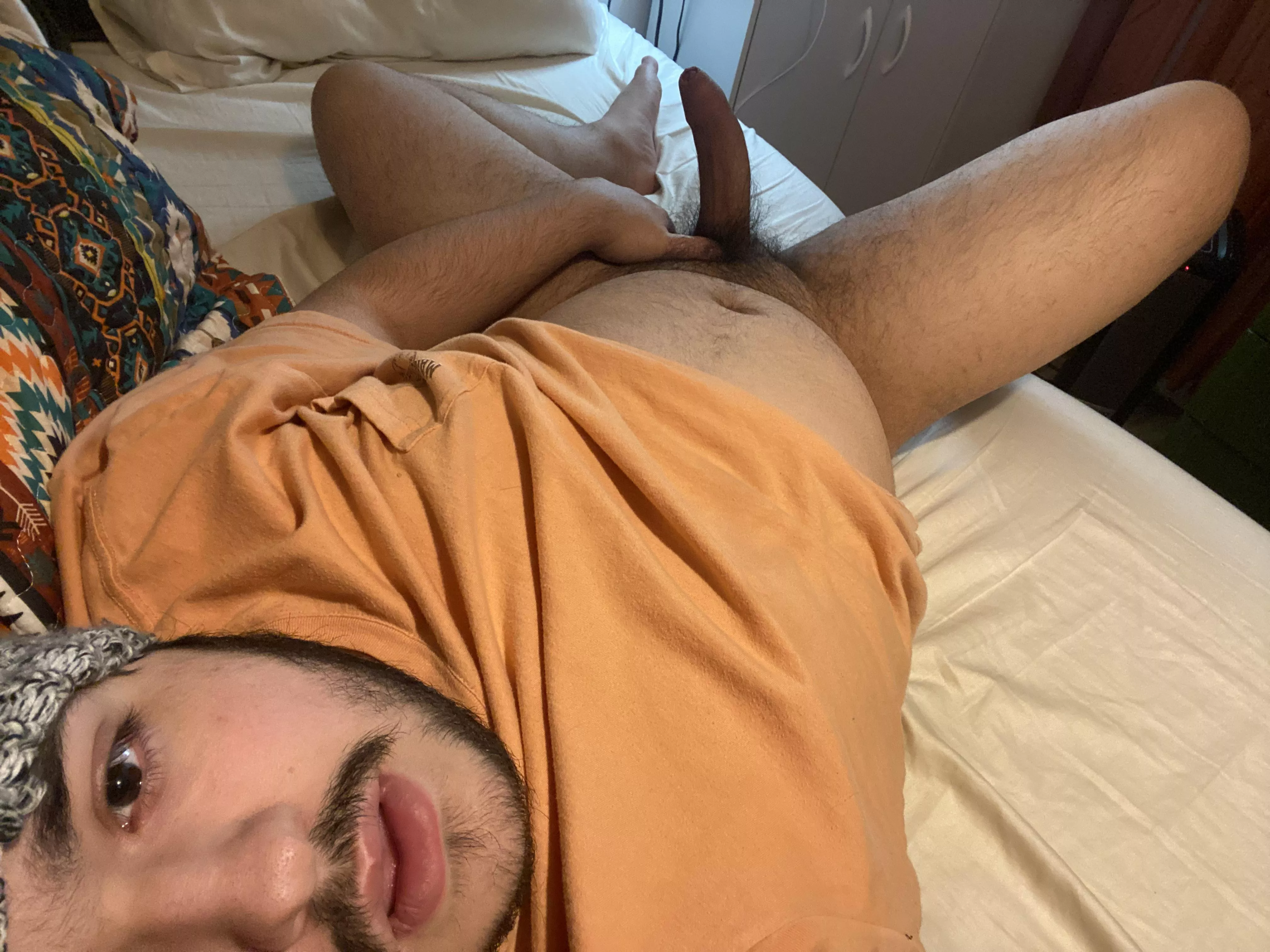 Belly and cock