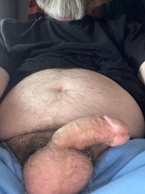 Belly and cock