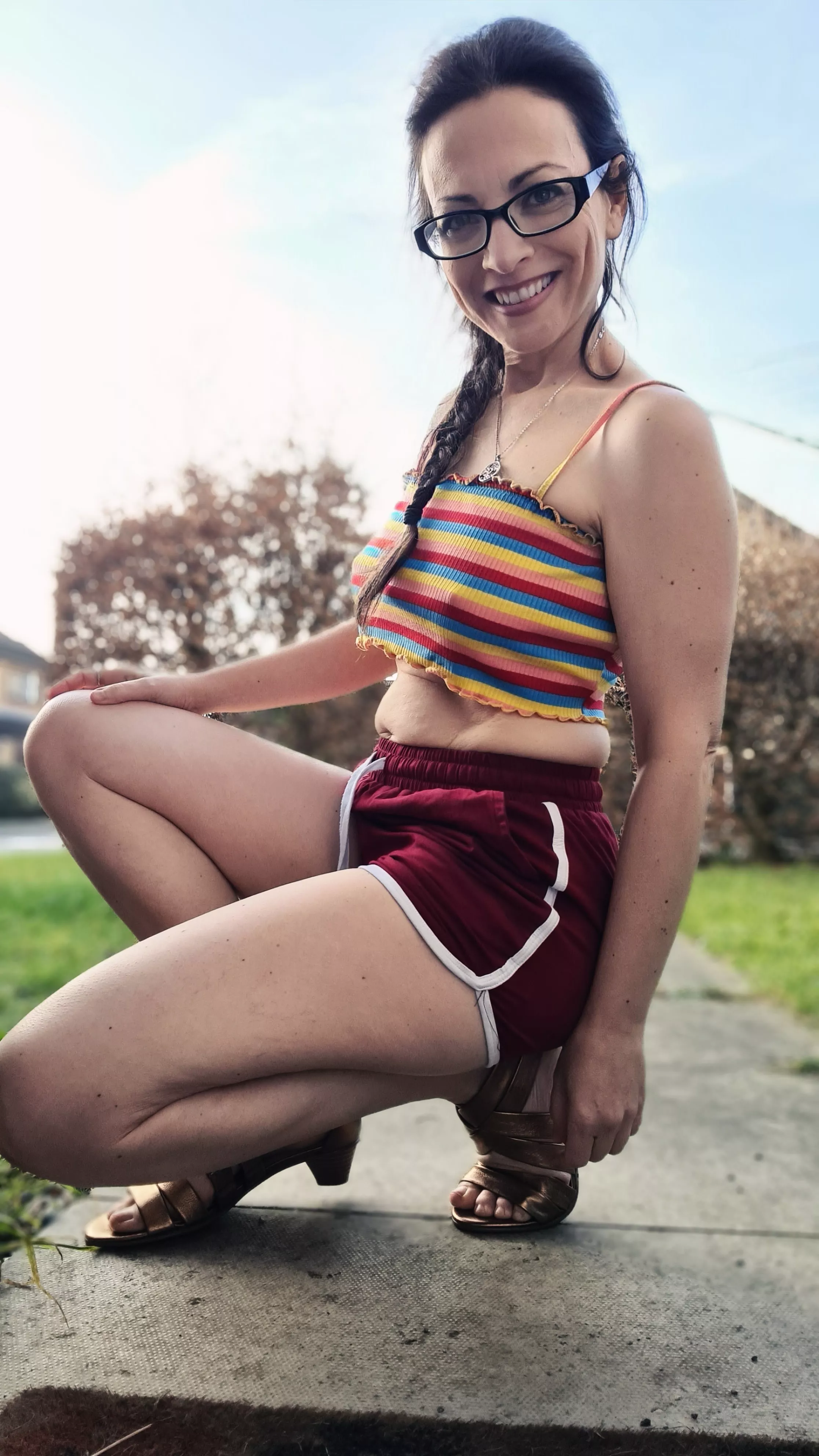 Belly more noticeable in this position 48F